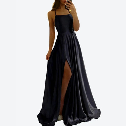 Elegant Satin Evening Gowns