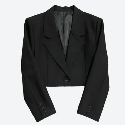 Elegant Single-Breasted Tailored Blazer Jackets