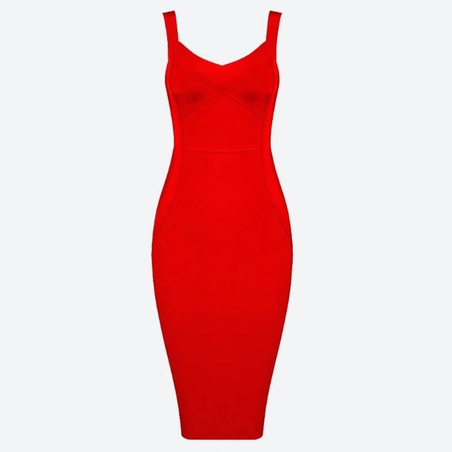 Elegant Slim-Fit Sleeveless Bodycon Dresses