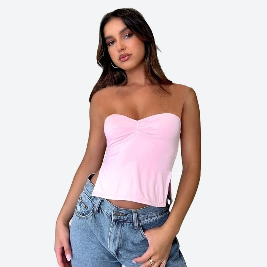 Elegant Sweetheart Neckline Tube Tops