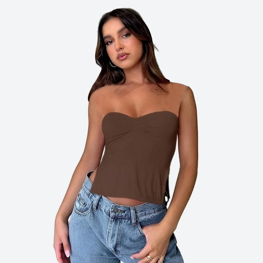 Elegant Sweetheart Neckline Tube Tops