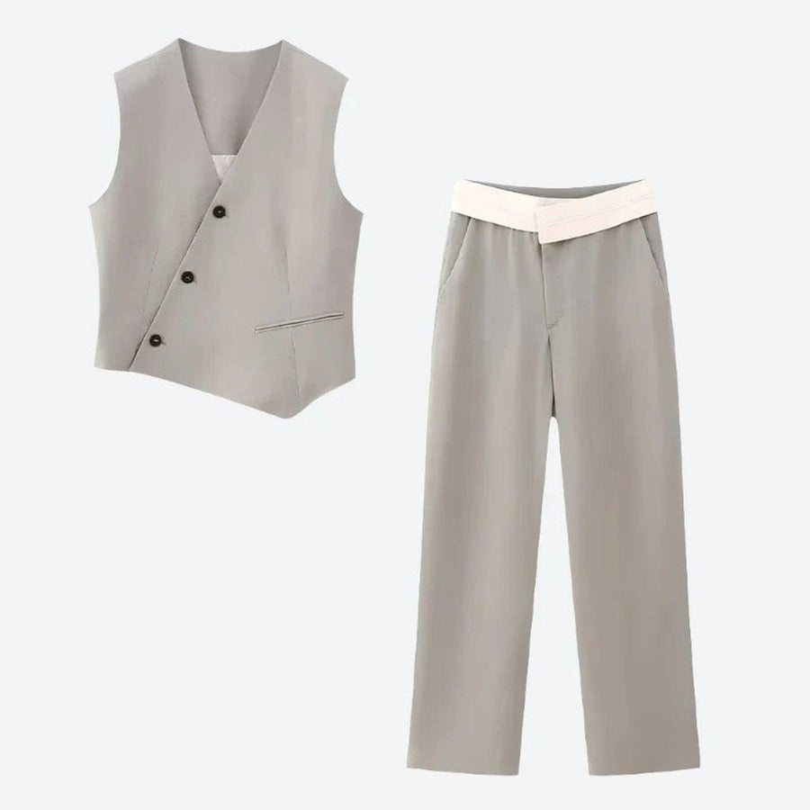 Elegant Tailored Vest and Pants Sets