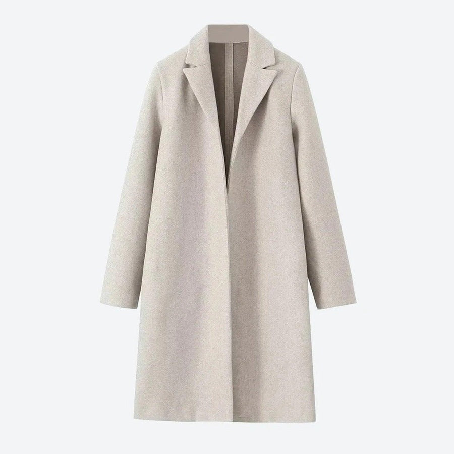 Elegant Tailored Wool Blend Overcoats