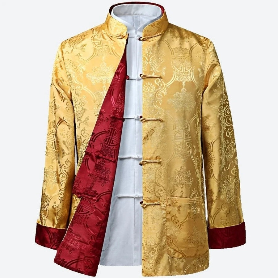 Elegant Traditional Embroidered Mandarin Jackets