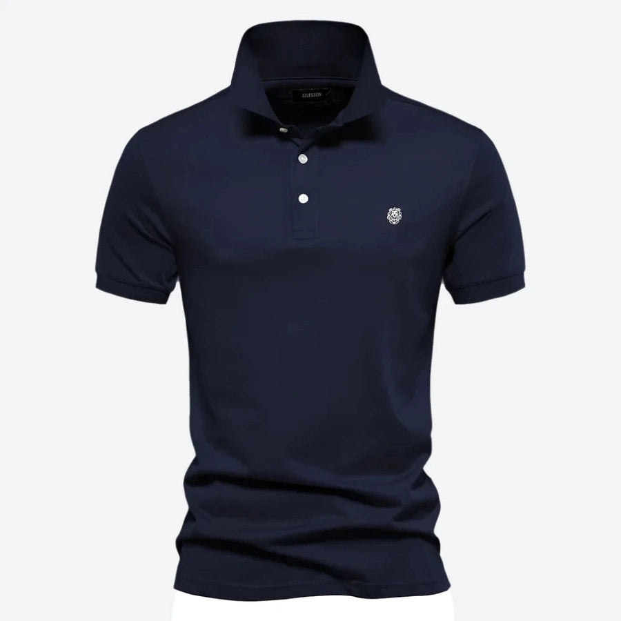 Embroidered Logo Cotton Polo Shirts