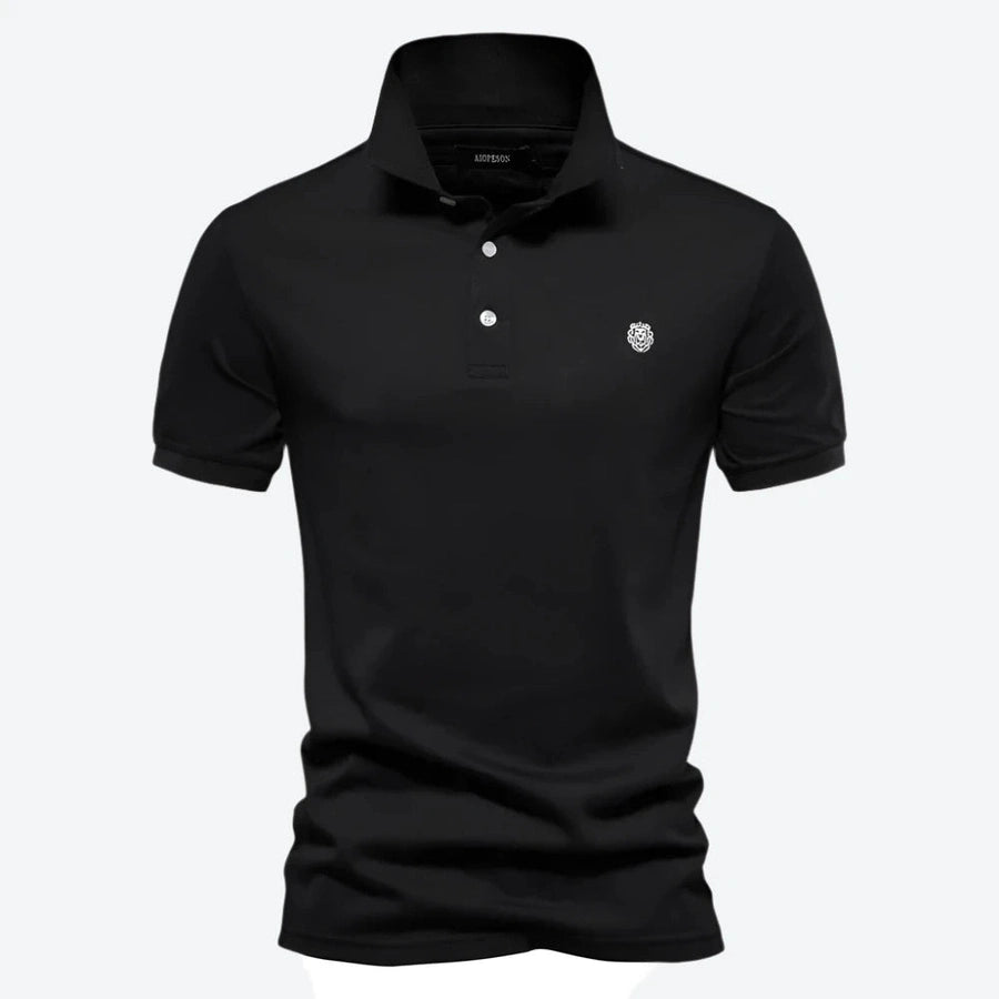 Embroidered Logo Cotton Polo Shirts