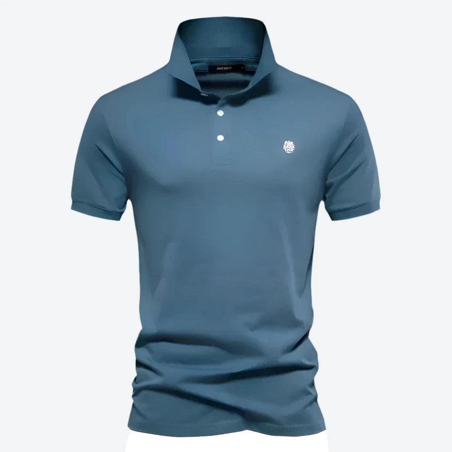 Embroidered Logo Cotton Polo Shirts