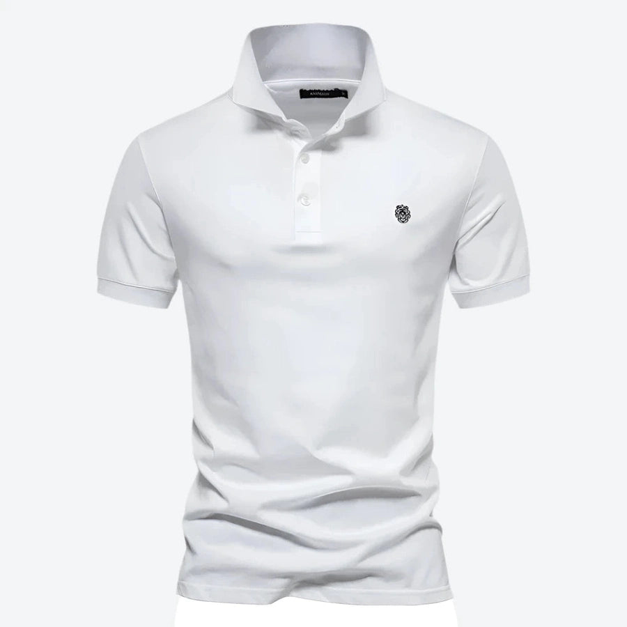 Embroidered Logo Cotton Polo Shirts