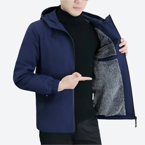 Fleece-Lined Winter Hooded Jackets