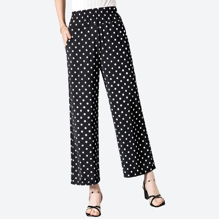 Floral Print Wide-Leg Summer Pant