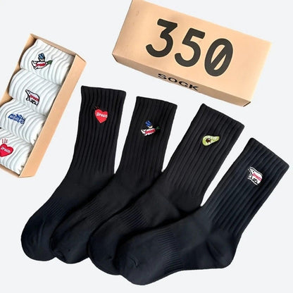 Fun Embroidered Everyday Socks Set