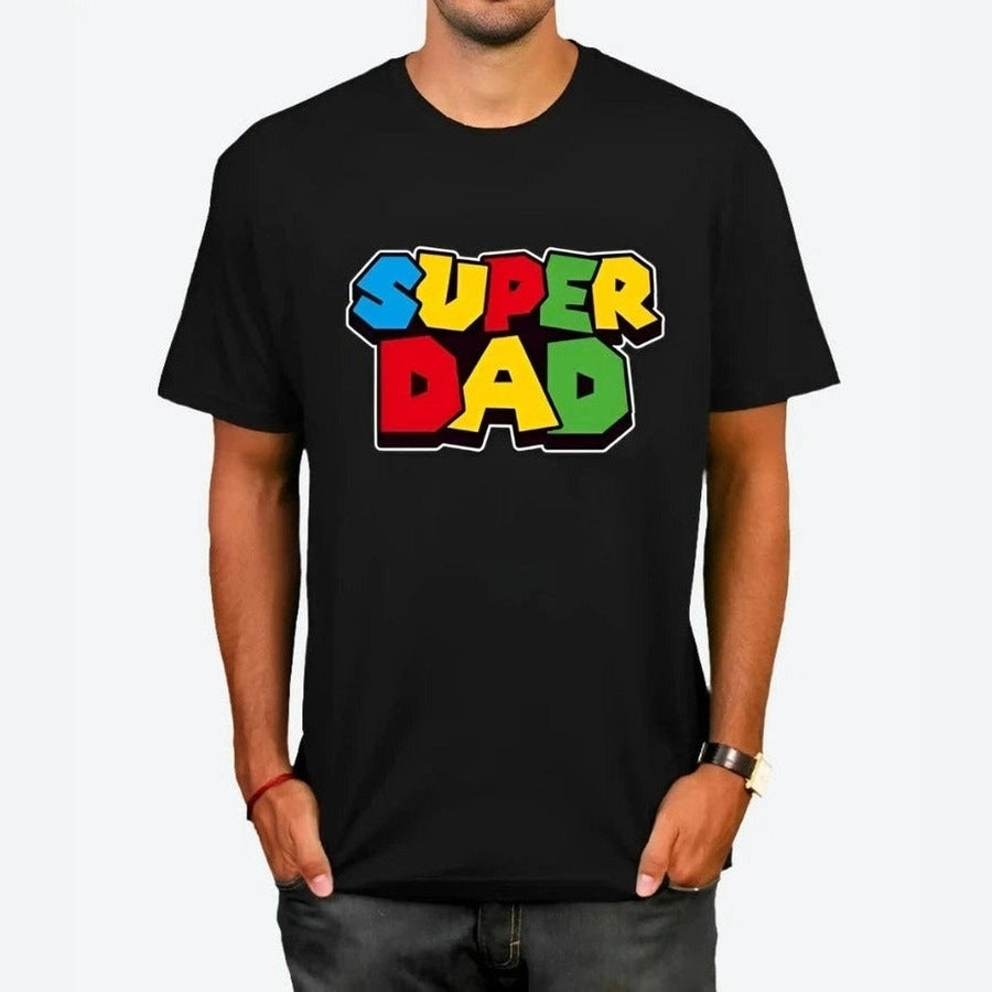 Fun Super Dad Graphic T-Shirts