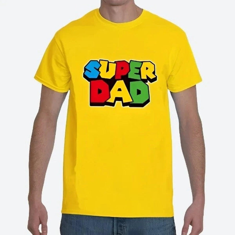 Fun Super Dad Graphic T-Shirts