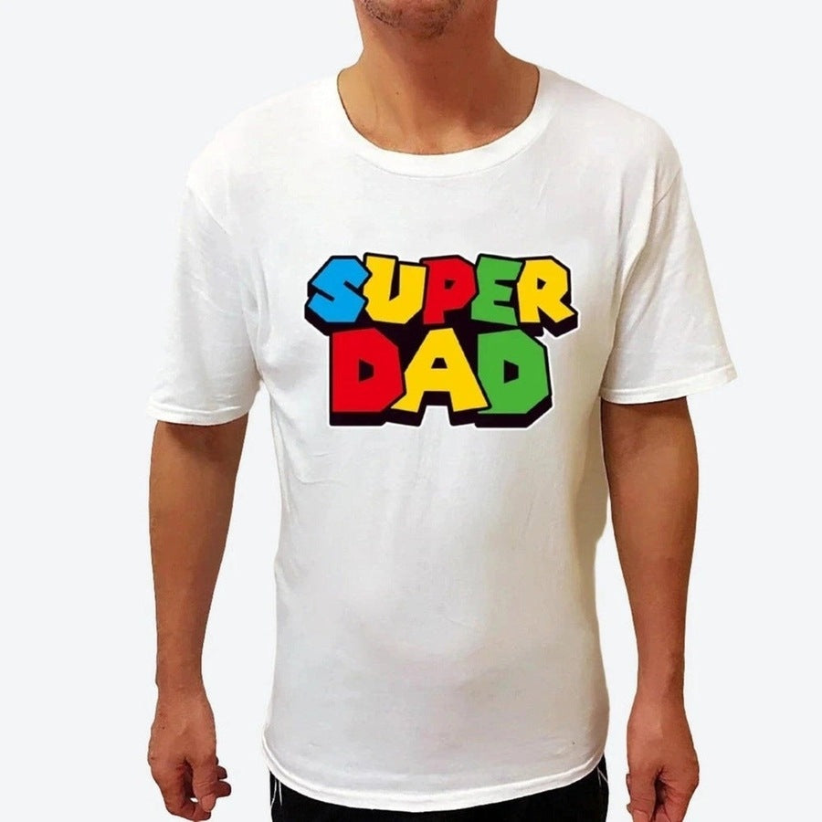 Fun Super Dad Graphic T-Shirts