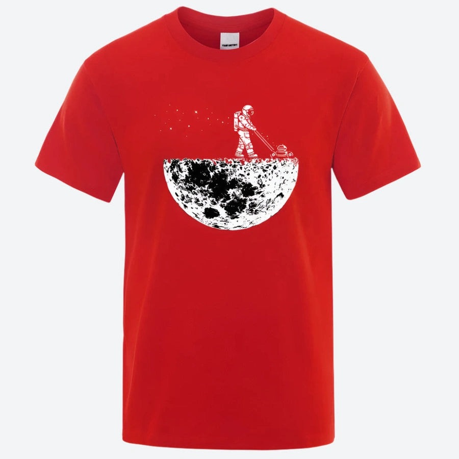 Humorous Astronaut Moon Graphic T-Shirts