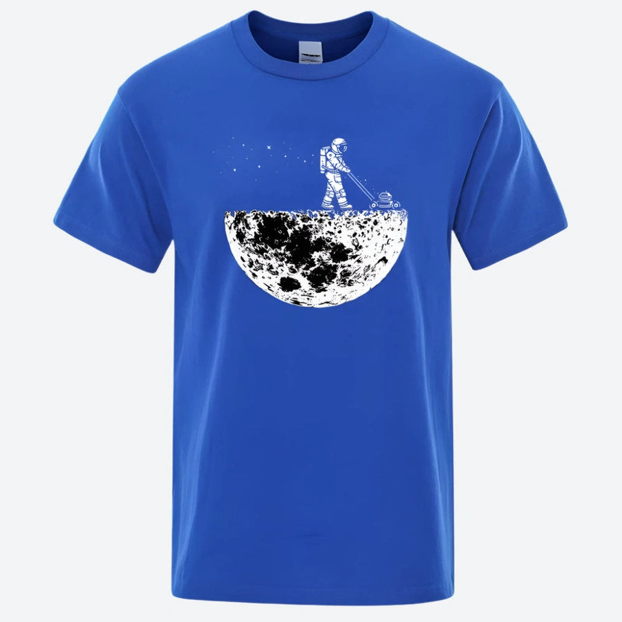 Humorous Astronaut Moon Graphic T-Shirts