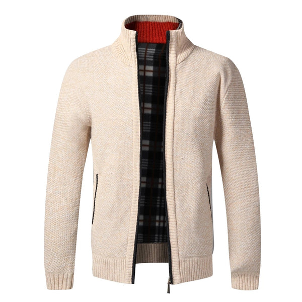 Knitted Fleece-Lined Cardigan Jackets