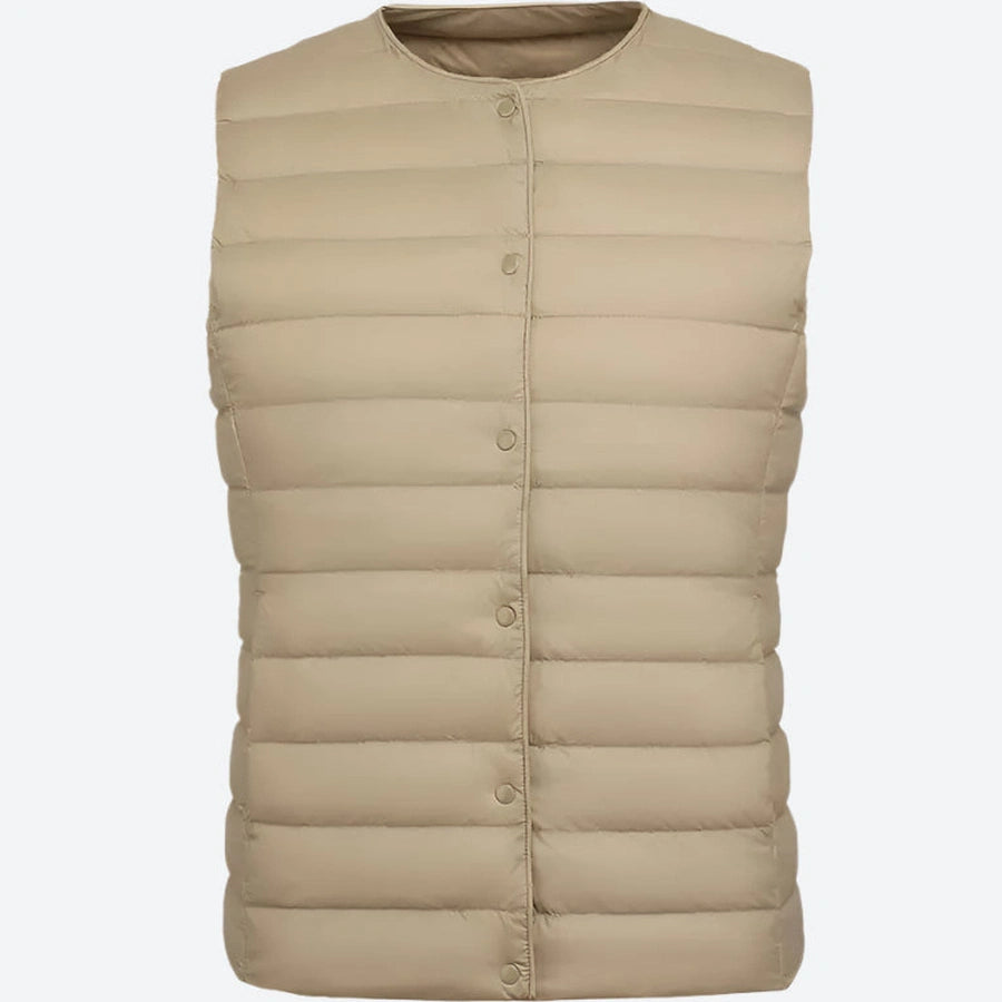 Lightweight Sleeveless Puffer Vest Jackets