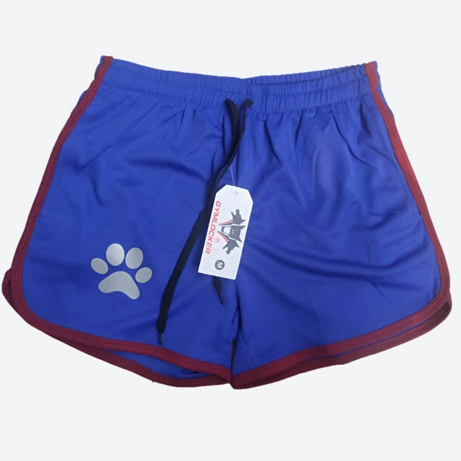 Mesh Elastic Drawstring Athletic Shorts