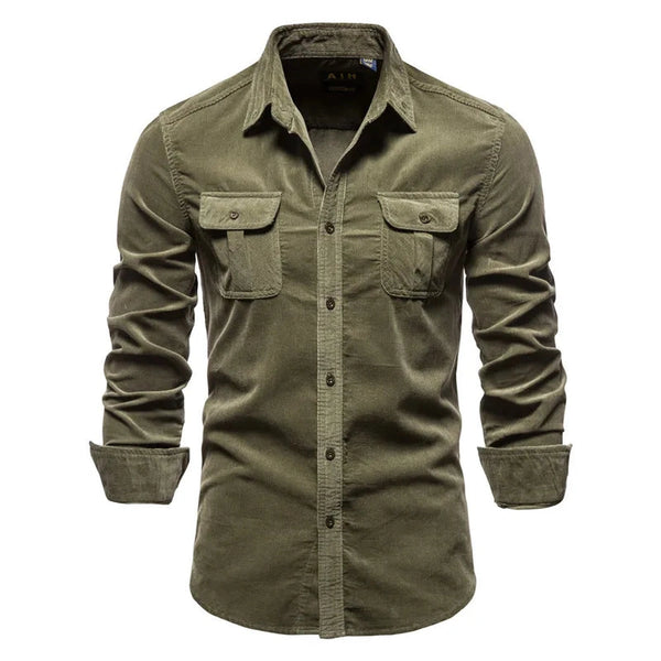 Military-Style Long-Sleeve Utility Shirts