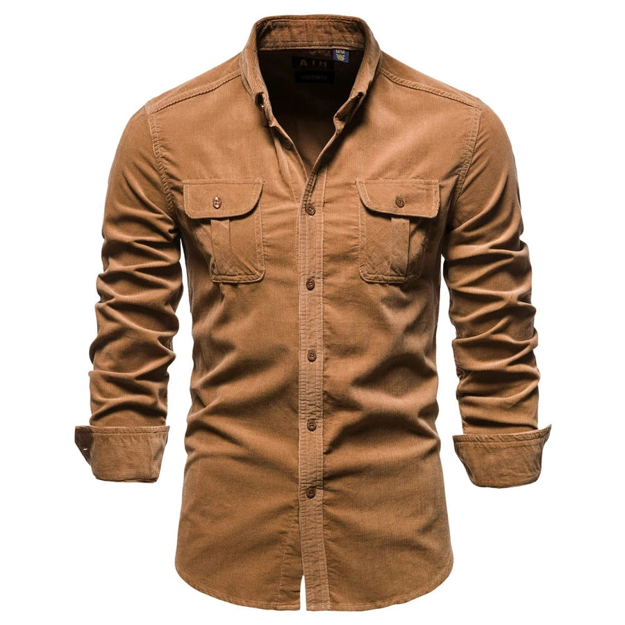 Military-Style Long-Sleeve Utility Shirts