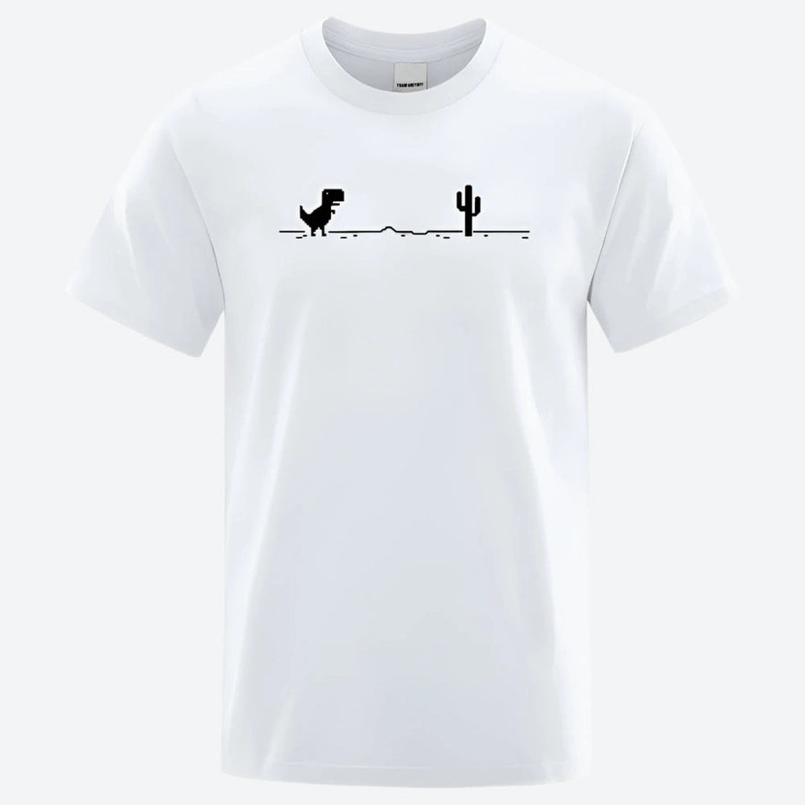 Minimalist Dinosaur Graphic T-Shirts