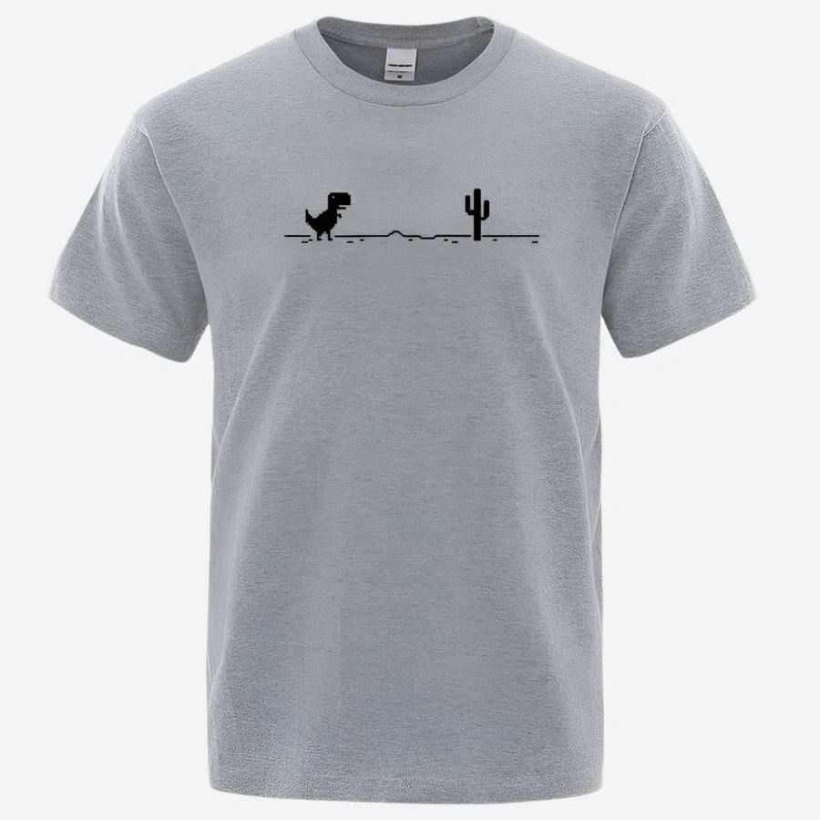 Minimalist Dinosaur Graphic T-Shirts