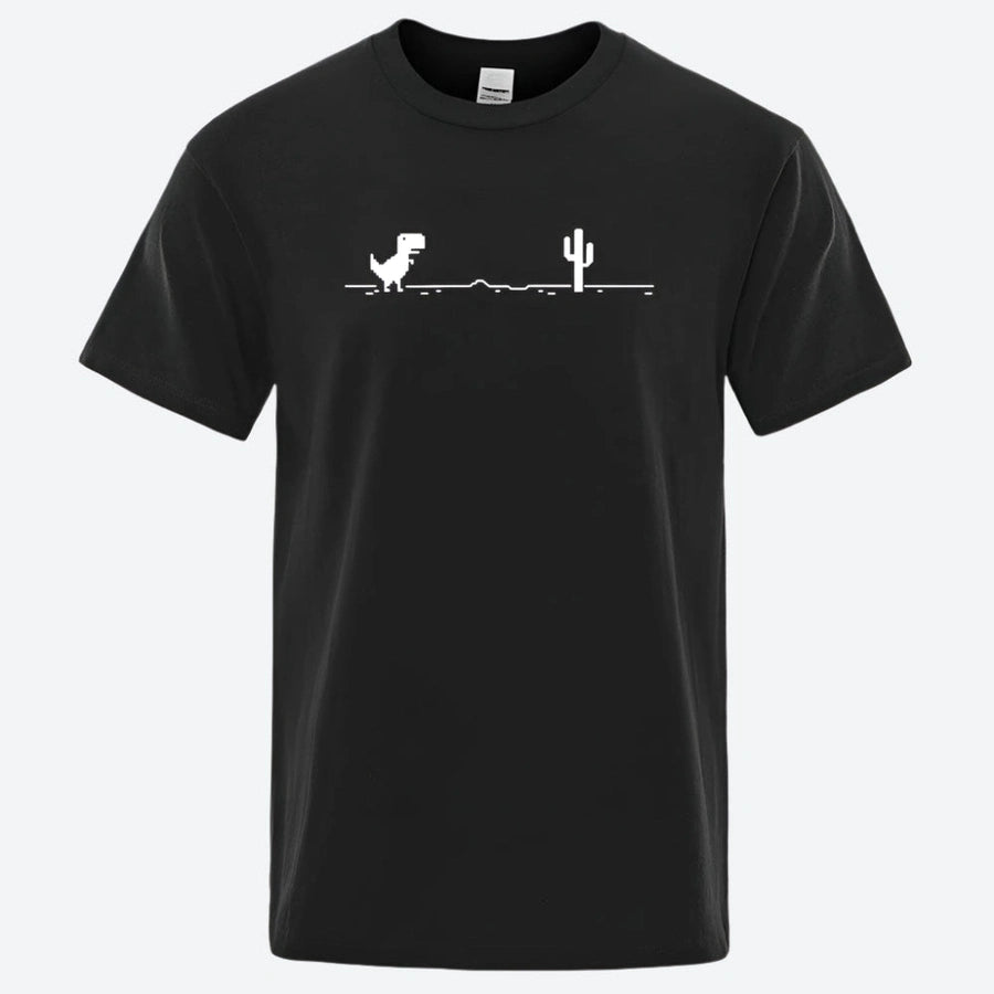 Minimalist Dinosaur Graphic T-Shirts