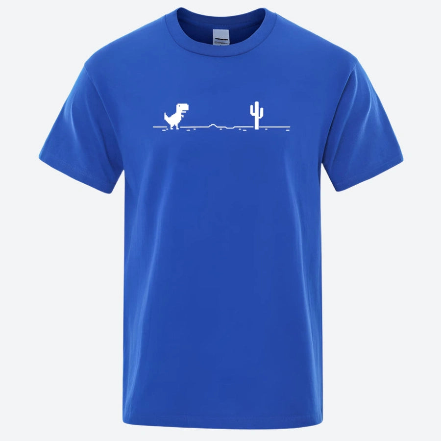 Minimalist Dinosaur Graphic T-Shirts