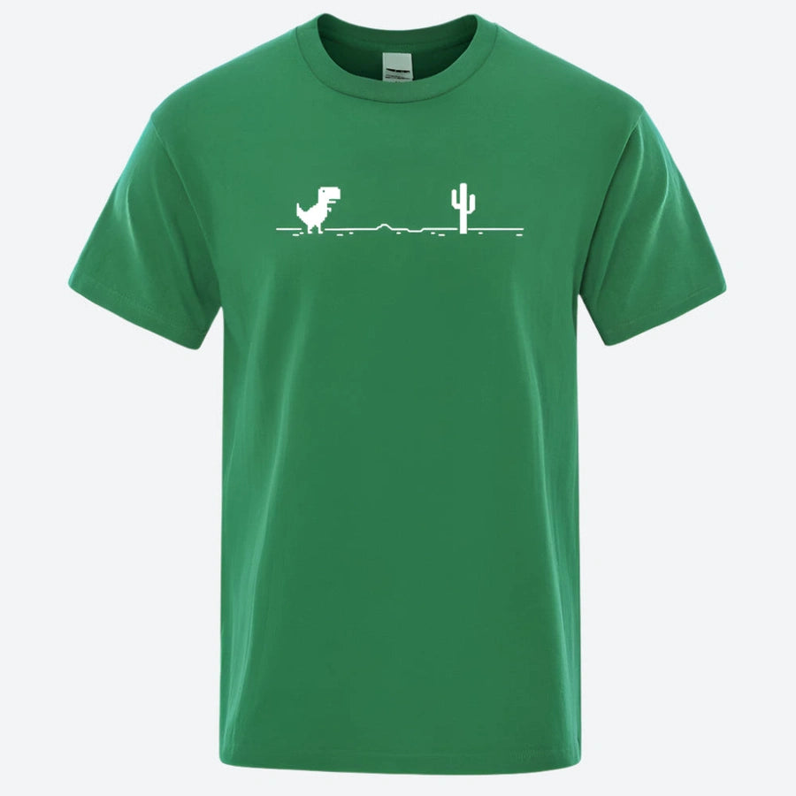 Minimalist Dinosaur Graphic T-Shirts