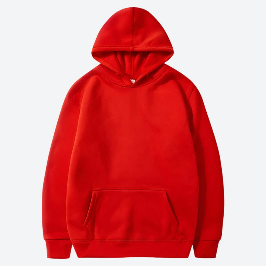 Minimalist Plain Oversized Hooded Sweatshirts