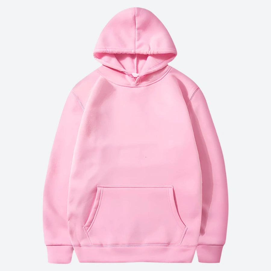 Minimalist Plain Oversized Hooded Sweatshirts