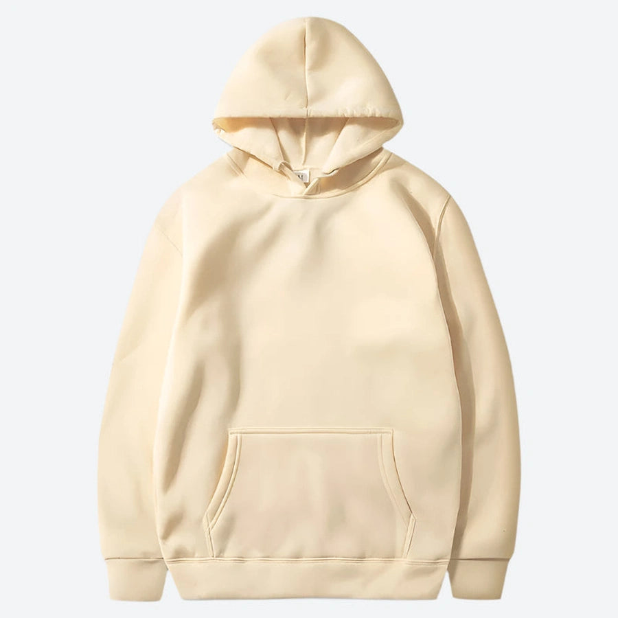 Minimalist Plain Oversized Hooded Sweatshirts