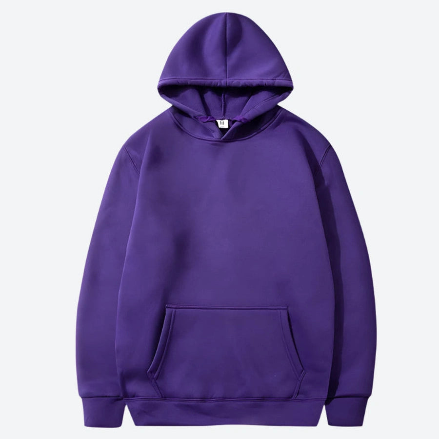 Minimalist Plain Oversized Hooded Sweatshirts