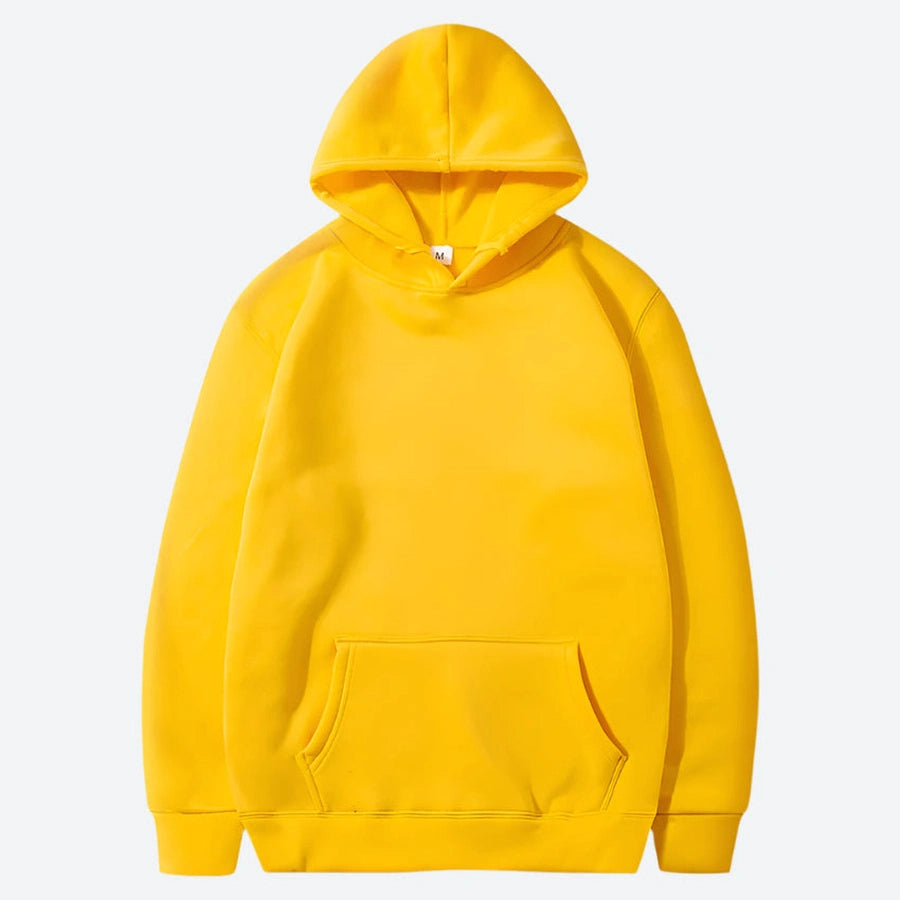 Minimalist Plain Oversized Hooded Sweatshirts