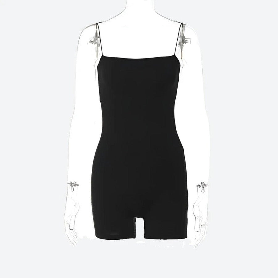 Minimalist Sleeveless Fitted Rompers