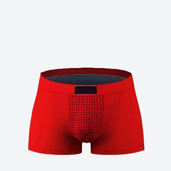 Moisture-Wicking Mesh Panel Boxer Shorts