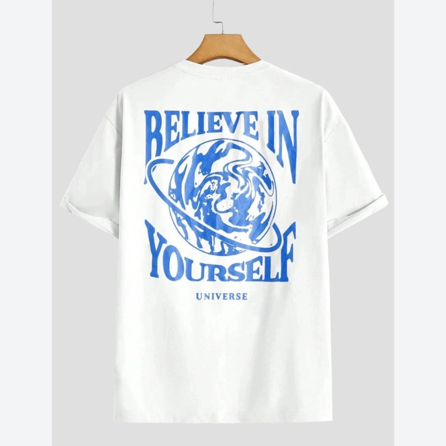 Motivational Graphic Relaxed Fit T-Shirts