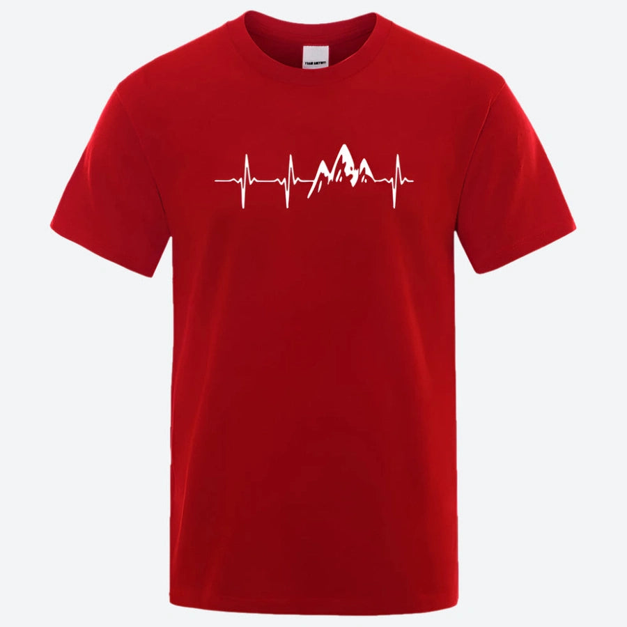 Mountain Heartbeat Graphic T-Shirts