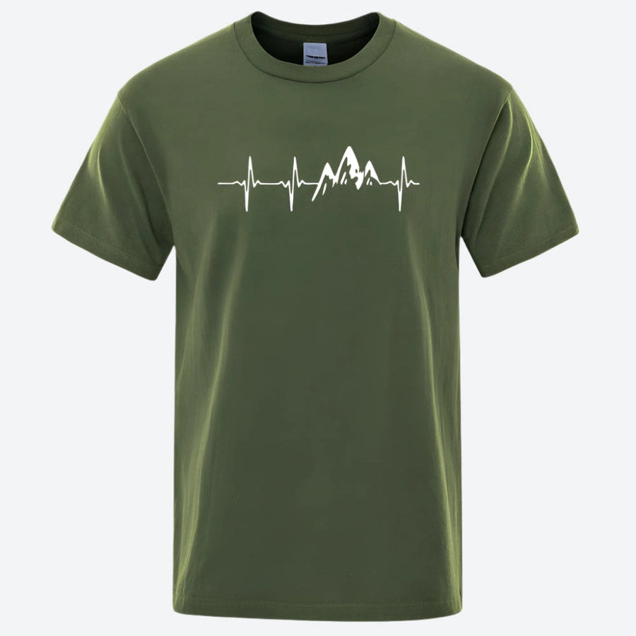 Mountain Heartbeat Graphic T-Shirts