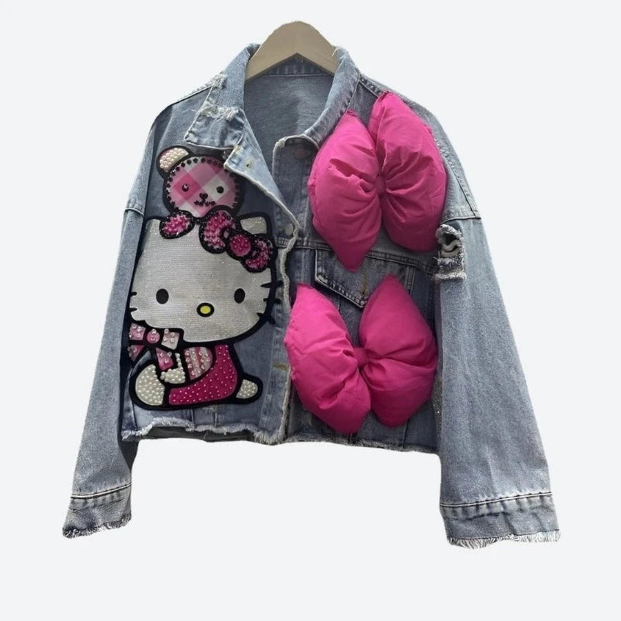 Playful Embellished Denim Jackets