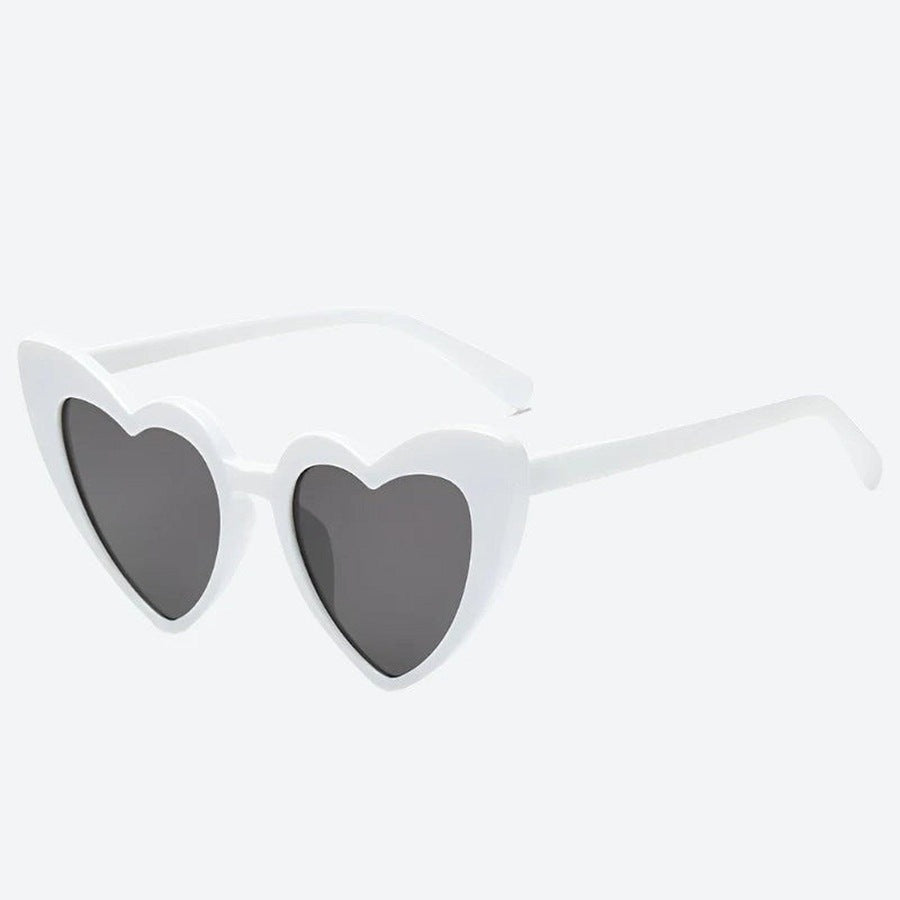 Playful Heart-Shaped Fashion Sunglasses