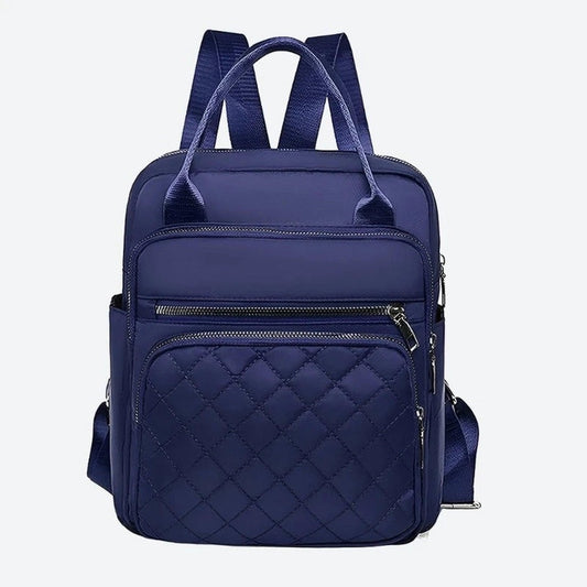 Quilted Multi-Compartment Backpack Bags