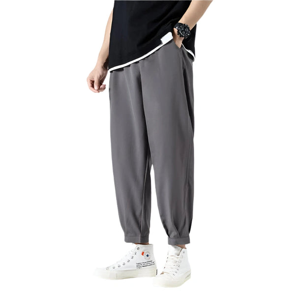 Relaxed Fit Elastic Jogger Pants