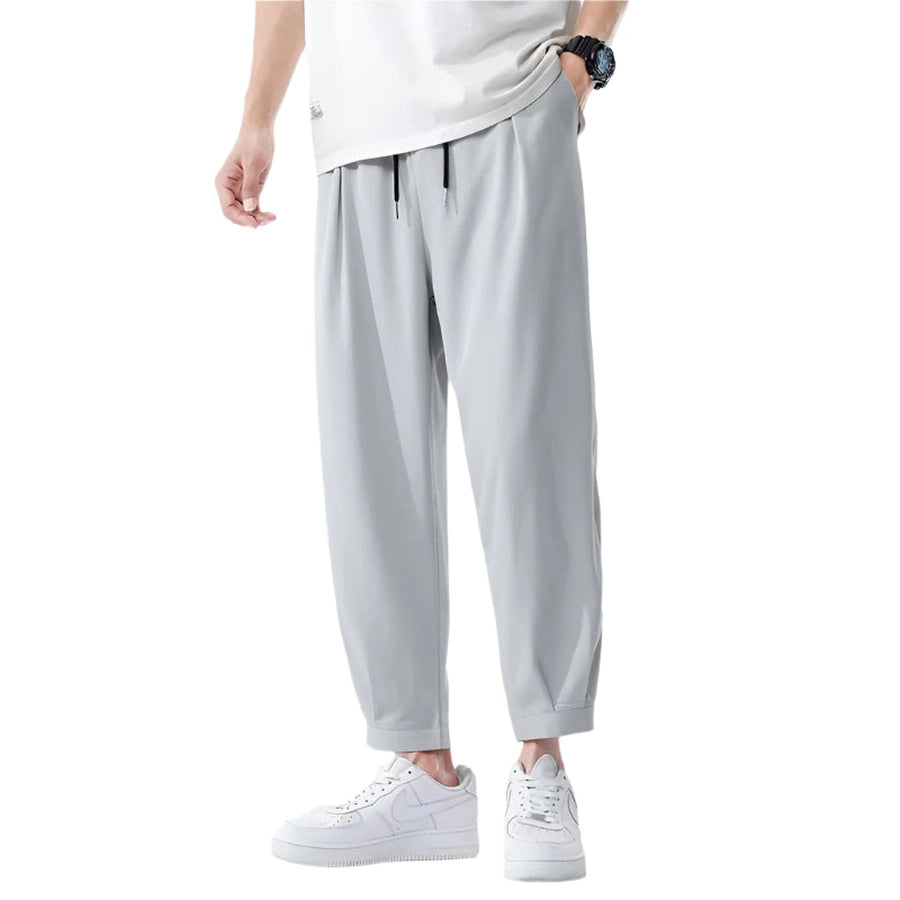 Relaxed Fit Elastic Jogger Pants