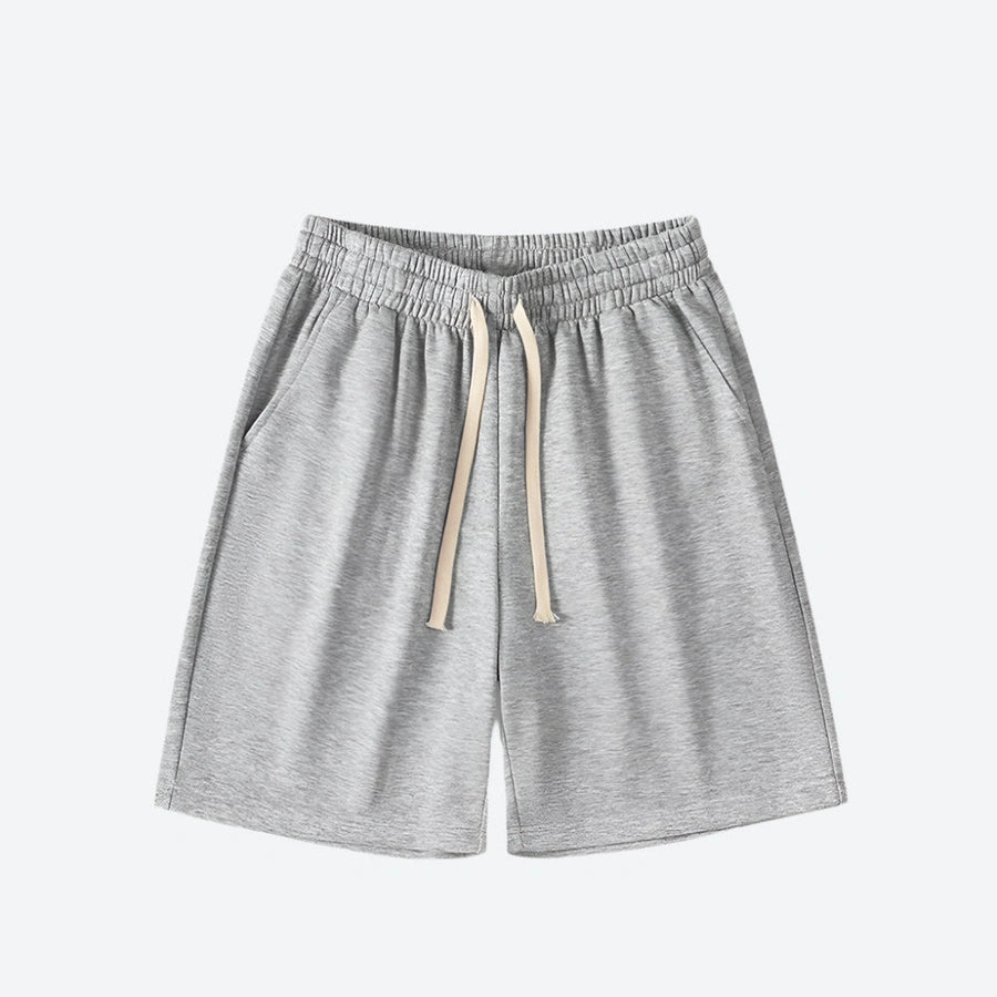 Relaxed Fit Elastic Waist Shorts