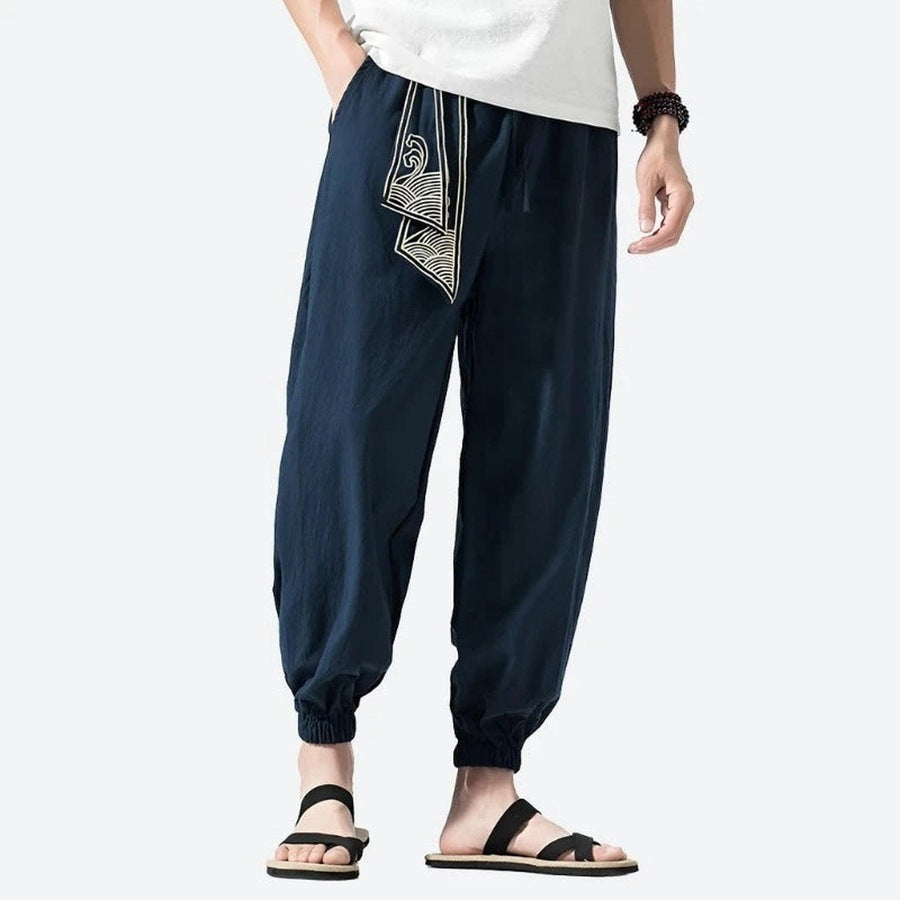 Relaxed Fit Ethnic Style Harem Pants