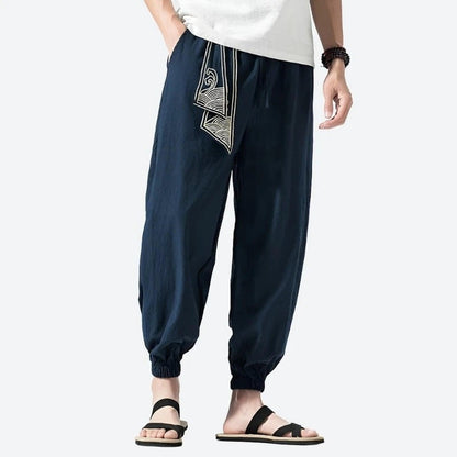 Relaxed Fit Ethnic Style Harem Pants