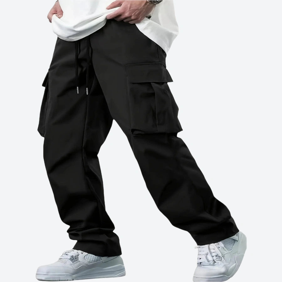 Relaxed Fit Multi-Pocket Cargo Pants