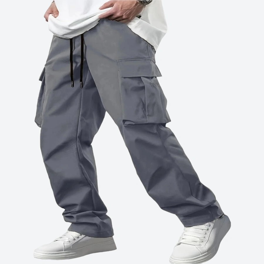 Relaxed Fit Multi-Pocket Cargo Pants